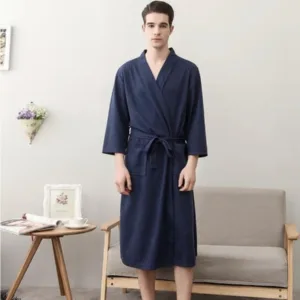 Peignoir Homme Gaufré