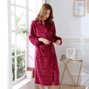 Peignoir Pilou Rose Foncé