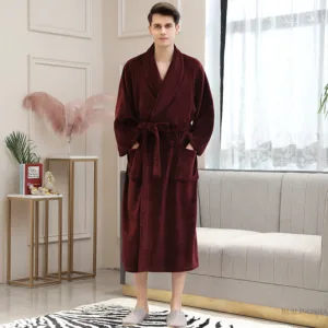 Peignoir Homme Doux Et Chaud