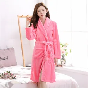 Peignoir Pilou Femme Rose