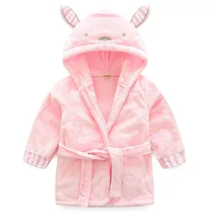 Peignoir Enfant Lapin Rose