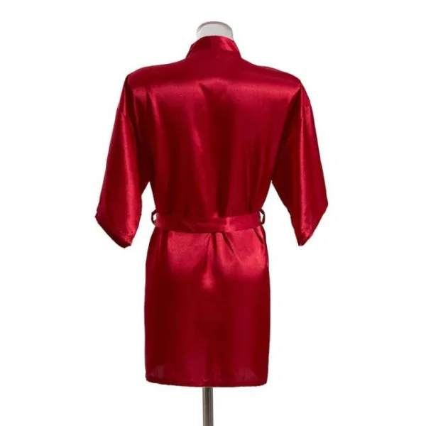 peignoir en satin doux