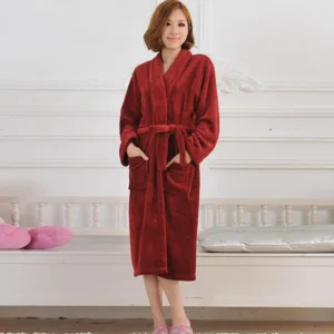 Peignoir Femme Bordeaux
