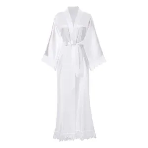 Peignoir Dentelle Blanc