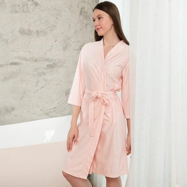 Peignoir Femme Rose Gaufre.jpg