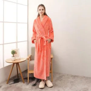 Peignoir Femme Saumon