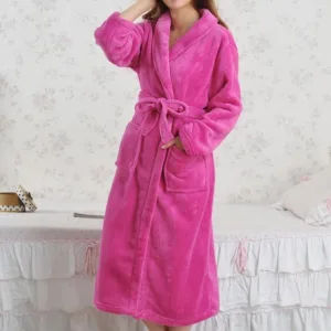 Peignoir Femme Flanelle Long
