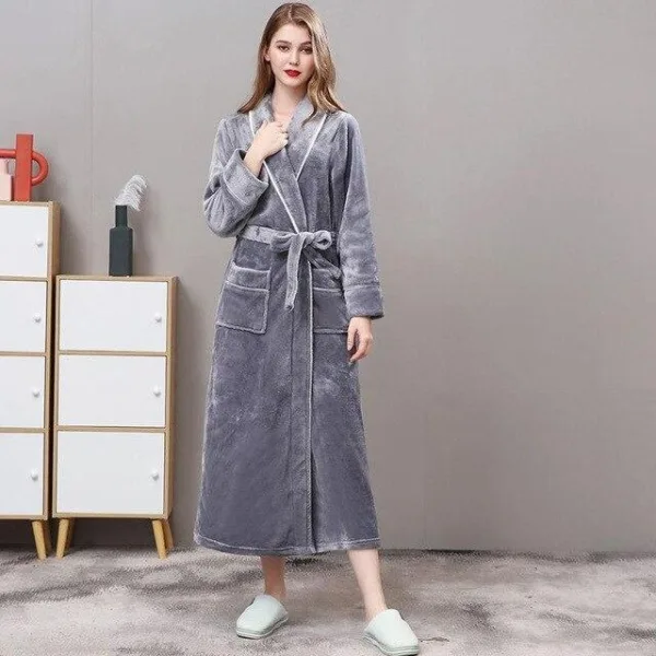 Peignoir Polaire Femme Gris.jpg