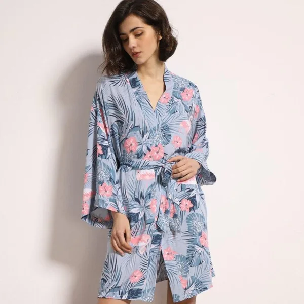 Kimono Femme Satin