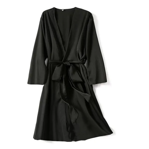 Peignoir Satin Noir Femme.jpg