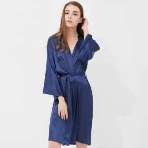 Peignoir Satin Simple
