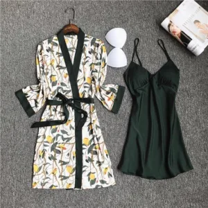 Peignoir Satin Été