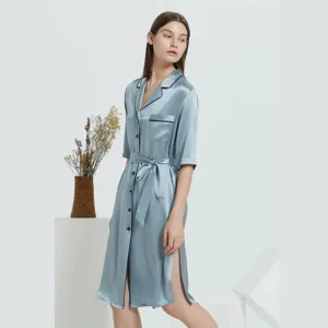 Peignoir Femme Soie Elégant