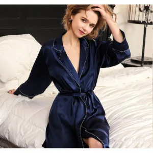 Peignoir Femme Soie Luxe