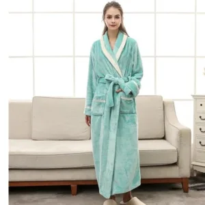 Peignoir Femme Vert D'eau