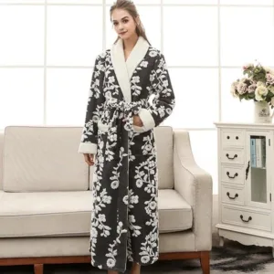 Peignoir De Bain Fleuri