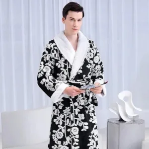 Peignoir De Bain Homme À Fleurs