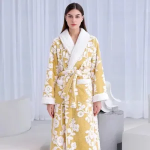 Peignoir De Bain Jaune