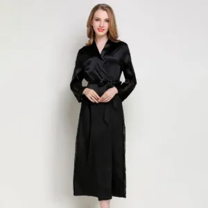 Peignoir Satin Robe