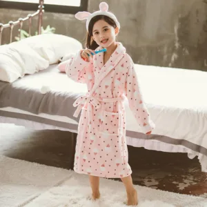 robe de chambre fille glaces