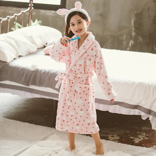robe de chambre fille glaces