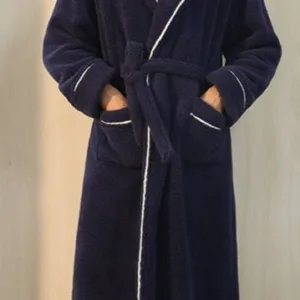 Peignoir Homme Bleu Marine