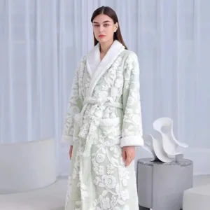 Peignoir De Bain Femme Vert