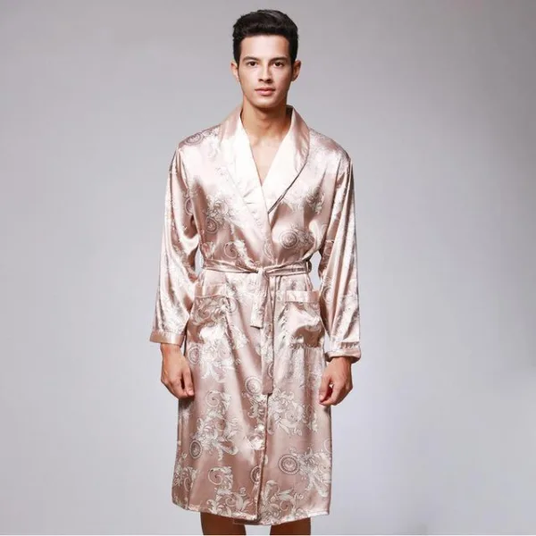 kimono léger homme beige