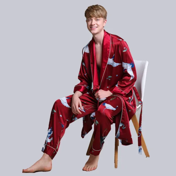 peignoir homme confortable