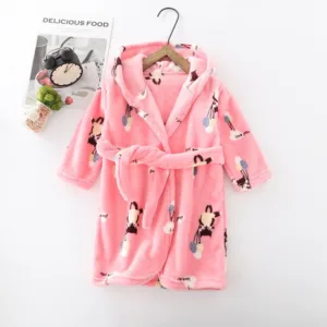 Peignoir Chaud Bébé Fille