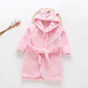 Peignoir Bébé Rose