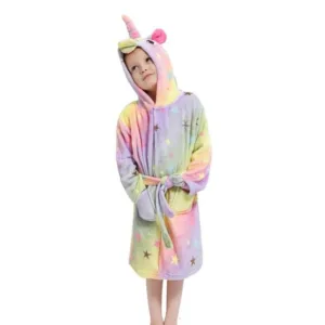Peignoir licorne fille 8 ans : magique et confortable