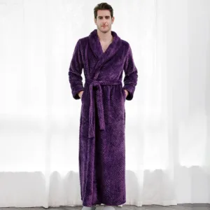 Peignoir De Bain Homme Violet