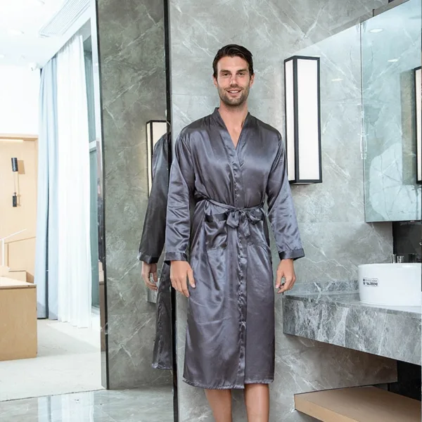 Kimono Homme Satin