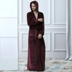 Peignoir Épais Homme Polaire