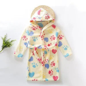 Peignoir Bain Coton Fille