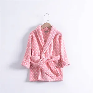 Peignoir Enfant Fille Rose