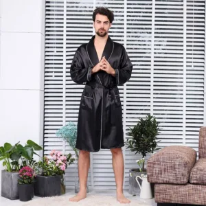Peignoir Homme Satin