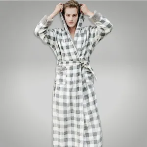Peignoir Homme À Carreaux