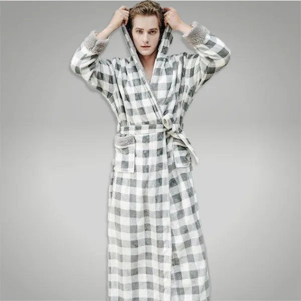 Peignoir Homme À Carreaux