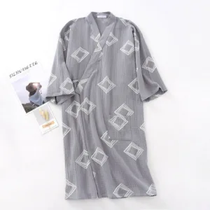 Peignoir Homme En Coton