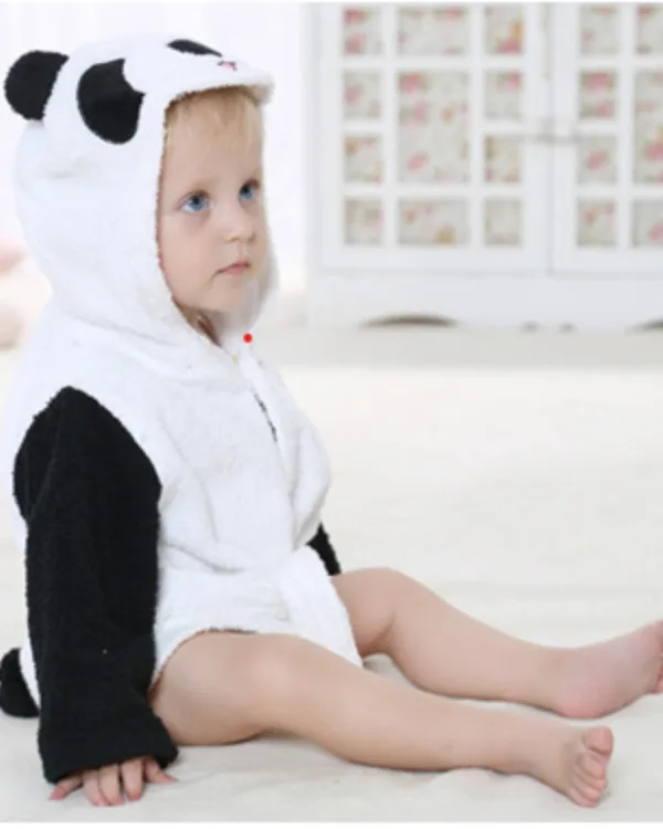 Peignoir Bébé Panda En Coton