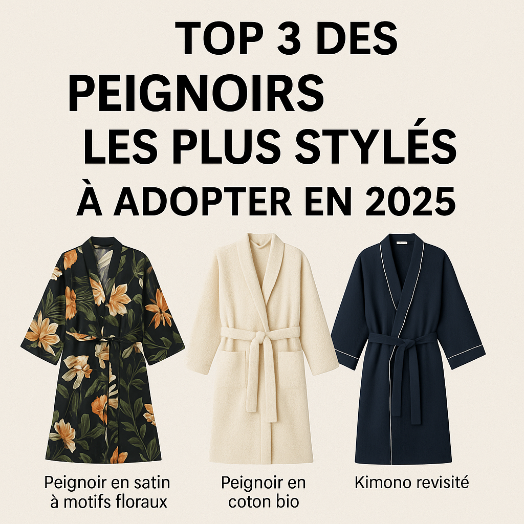 Top 3 des peignoirs en